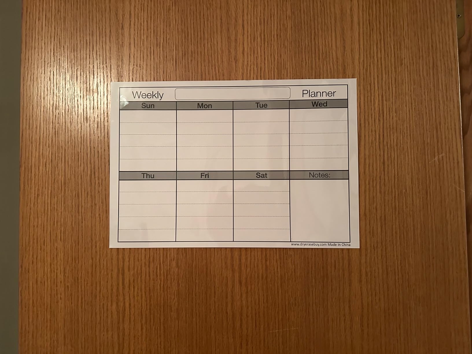 Large Dry Erase Calendar for Wall, 38x50 customer photo 2