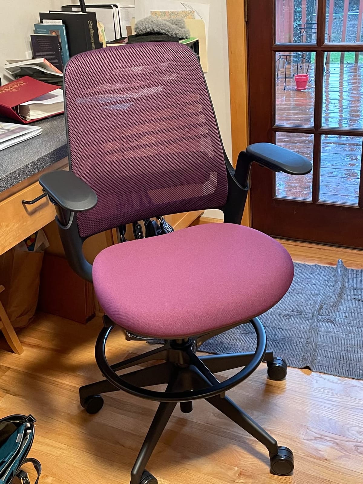 Steelcase Series 1 Ergonomic Office Chair, Carpet Floors, Licorice customer photo 2