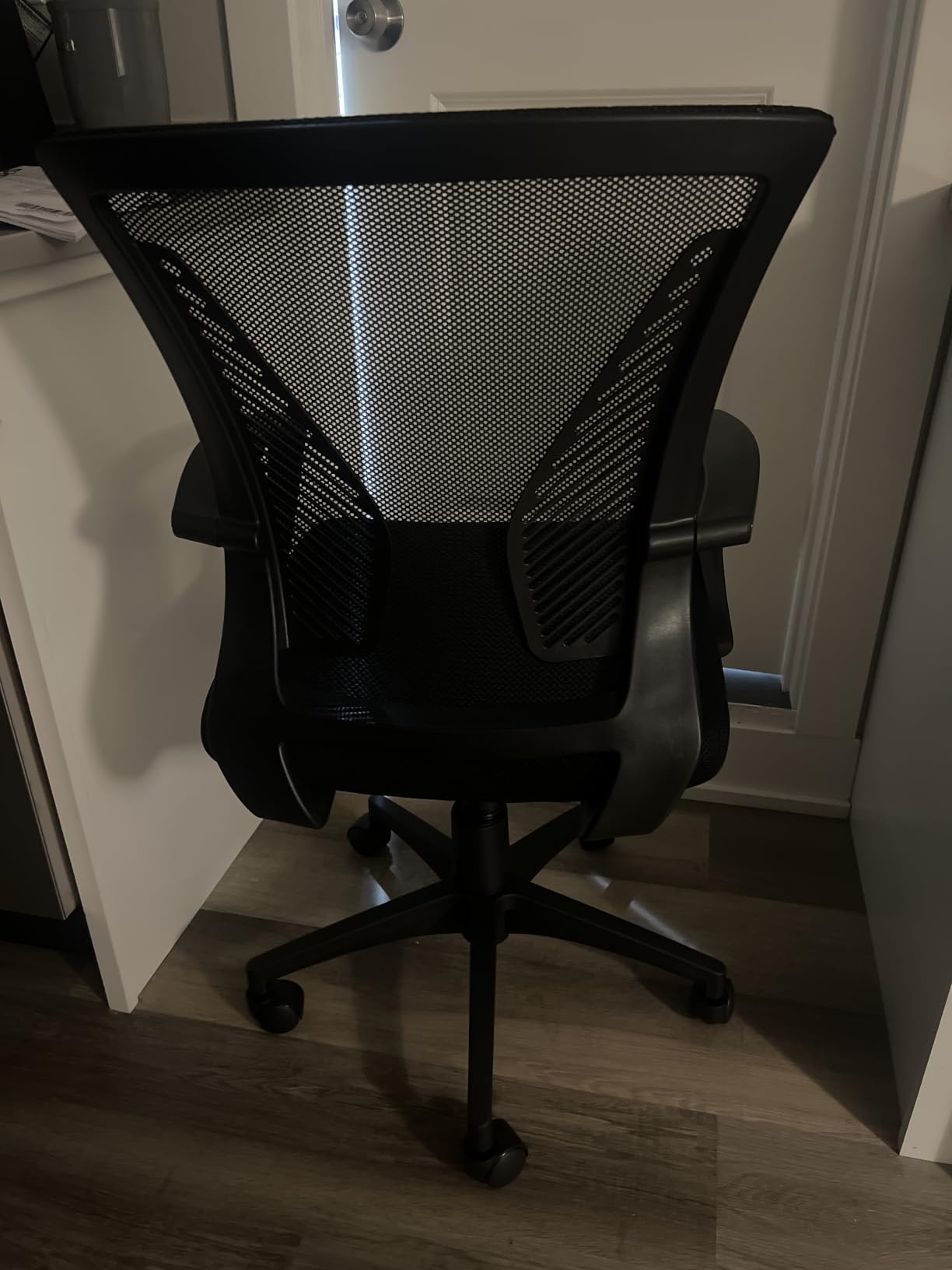 Furmax Office Chair,Ergonomic Computer Desk Mesh Chair,Lumbar Support,Black customer photo 2