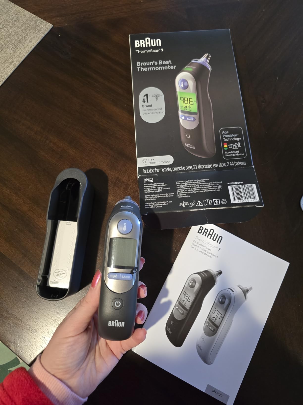 Braun ThermoScan 7 Digital Ear Thermometer for Adults, Babies & Infants customer photo 1