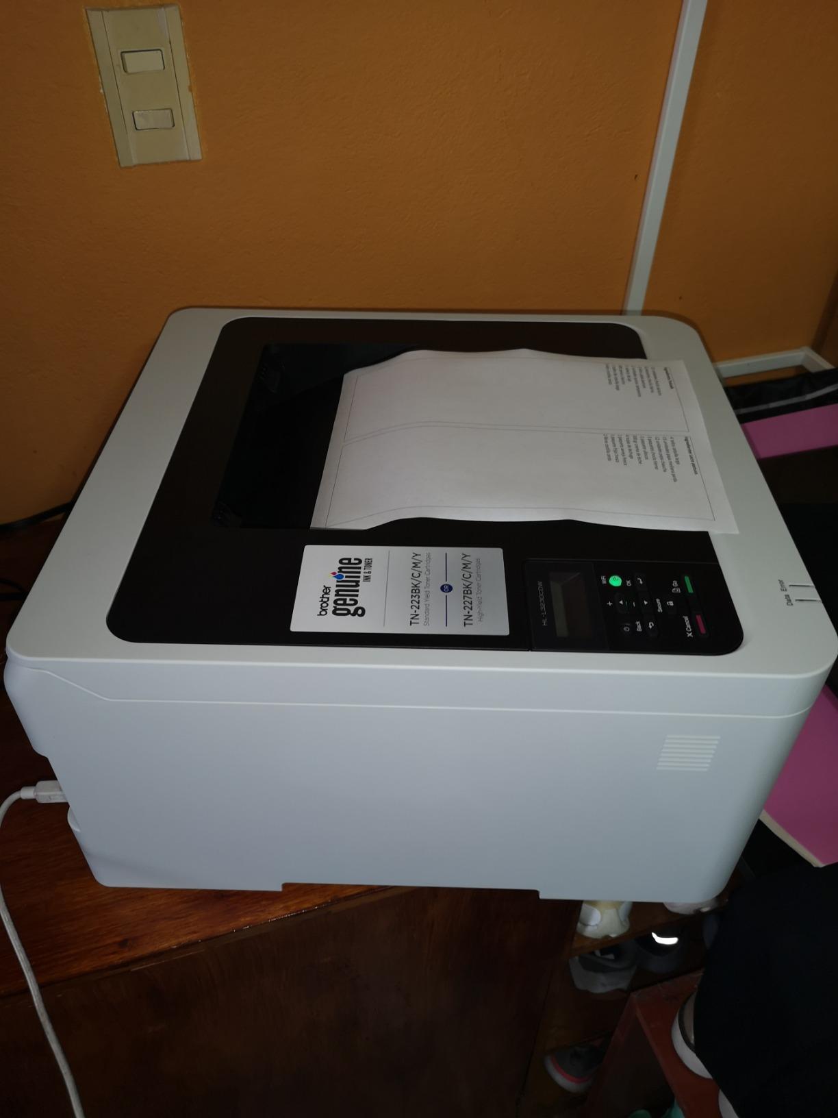 Brother HL-L3230CDW Compact Digital Color Printer Providing Laser Printer Quality Results with Wireless Printing and Duplex Printing, Amazon Dash Replenishment Ready, White customer photo 1