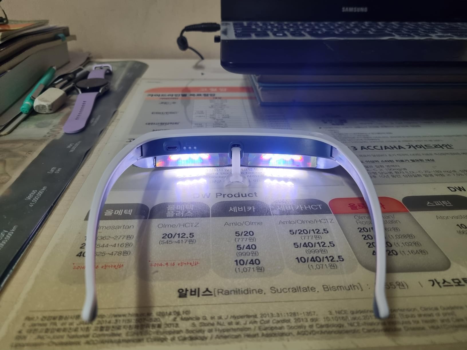 luminette 3 Light Therapy Glasses - Wearable Light Therapy Lamp - Natural Relief for Sleep Problems, Seasonal Mood Disorders & Jet lag - Portable Daylight Lamp (Blue) customer photo 1