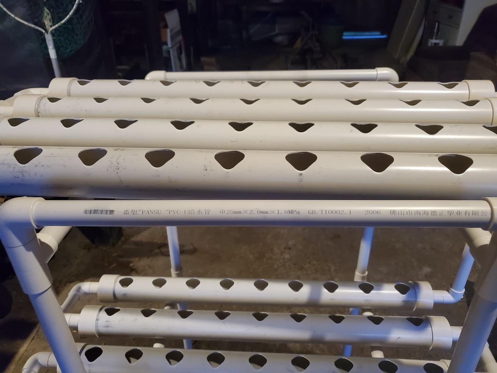 Hydroponic NFT 36 Holes Growing System with Special Fertilizer Timing Cycle, PVC Pipe Garden Plant Kit customer photo 1