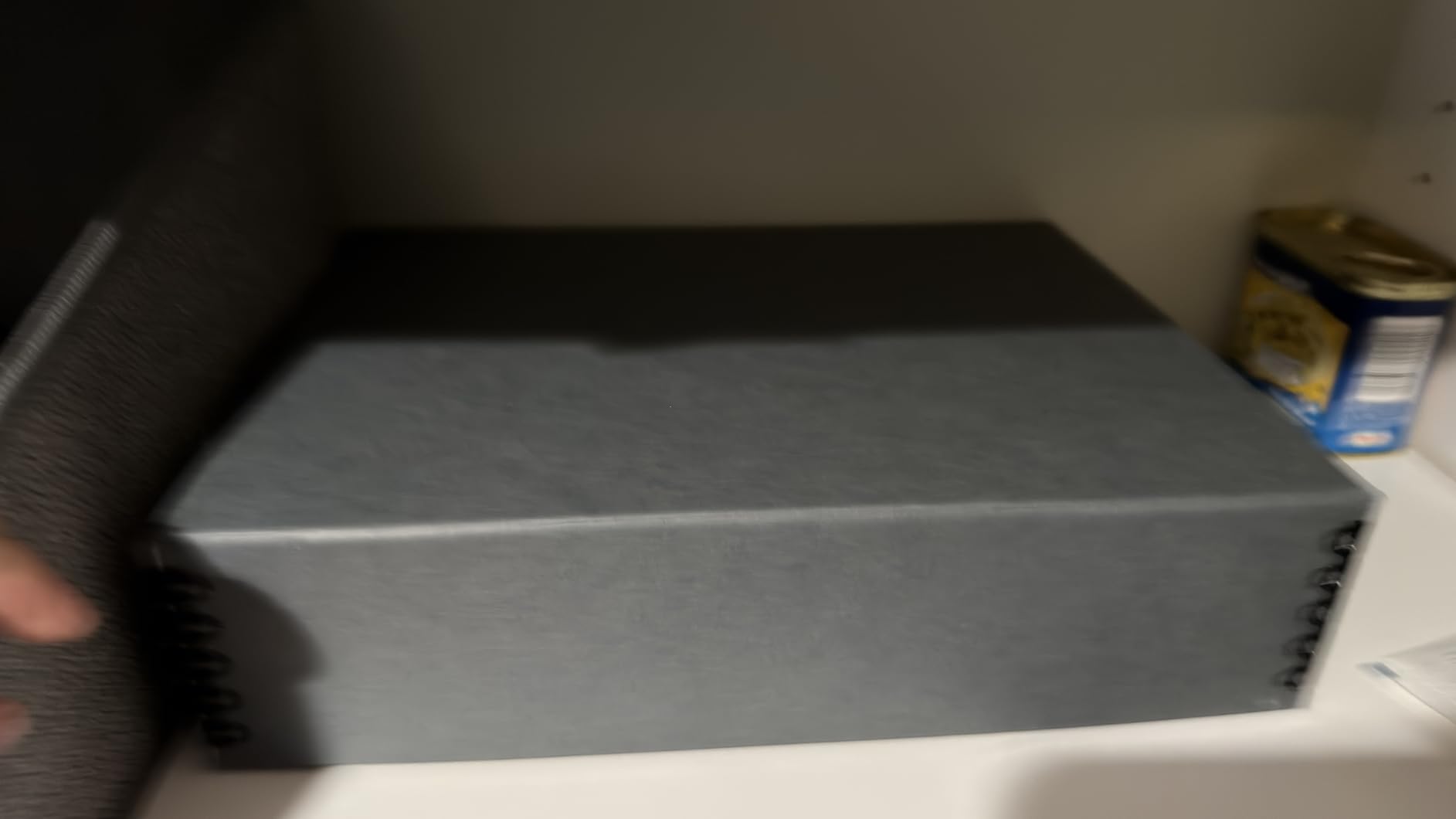 Lineco Museum Archival Storage Box, Drop Front, 9.75x12.75x3 in, Gray customer photo 1