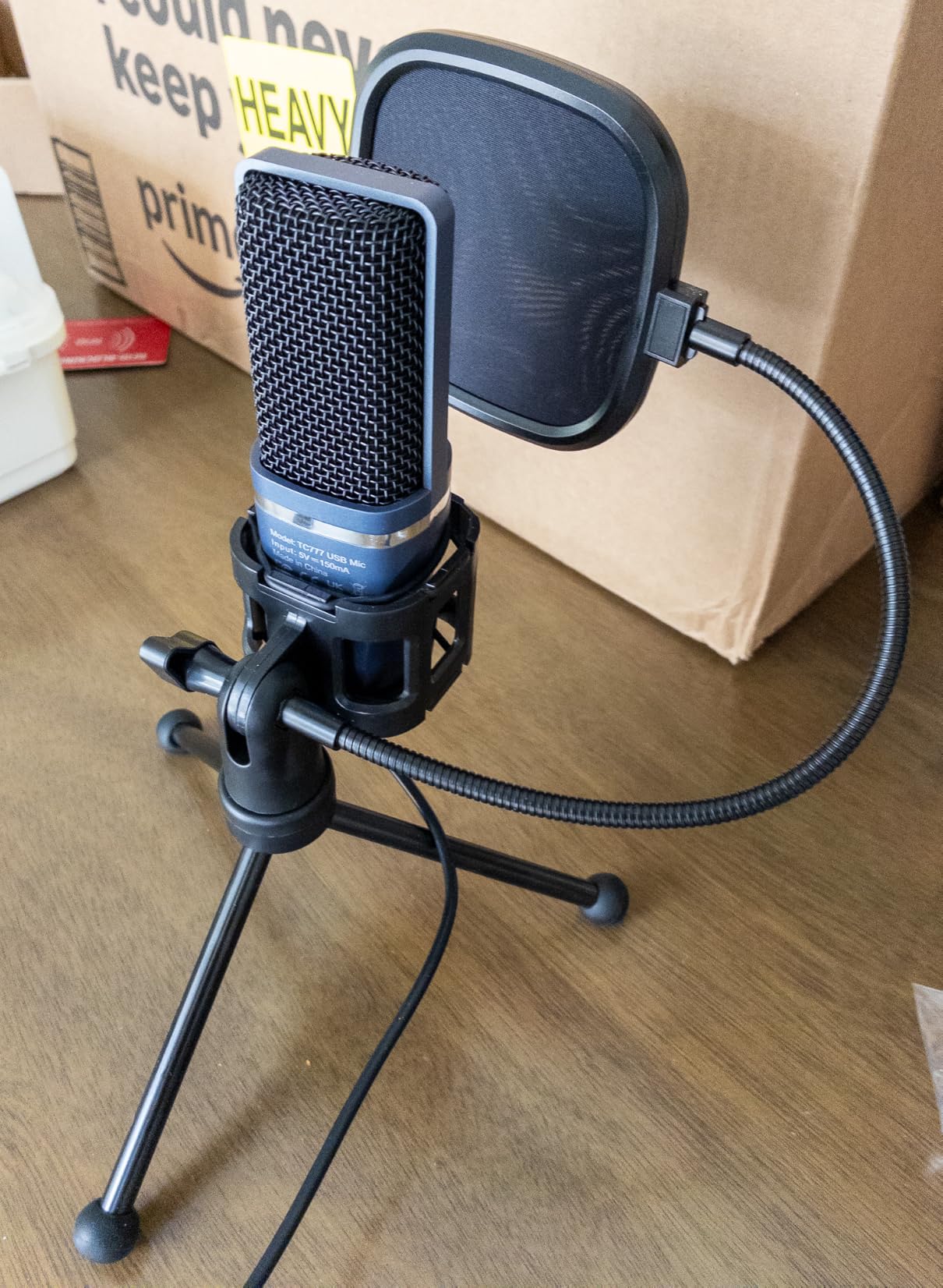 TONOR Podcast Microphone, USB Computer Mic, Cardioid Condenser PC Microfono customer photo 1