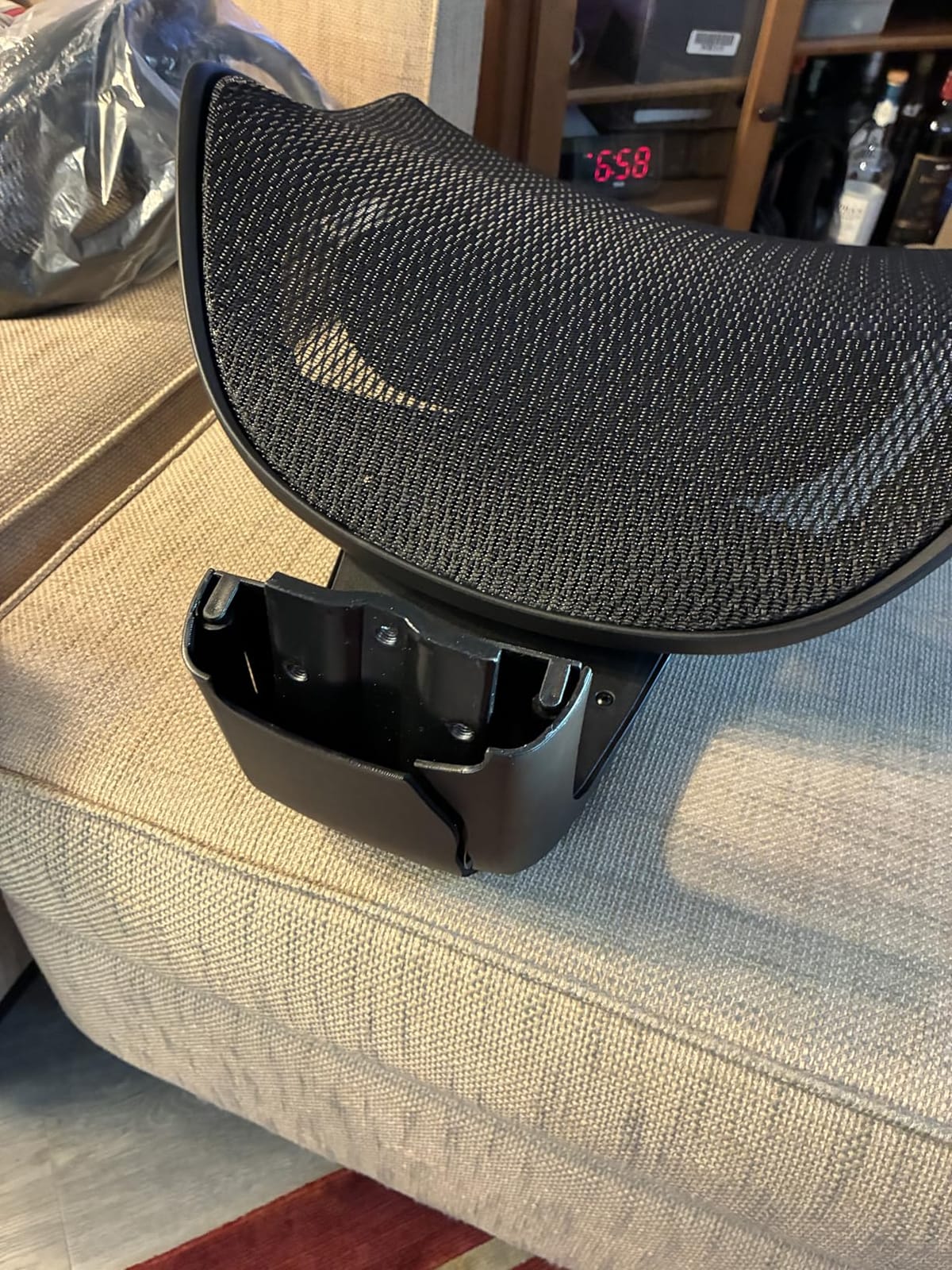 Staples Dexley Ergonomic Mesh Task Chair, Lumbar Support, Adjustable, Black customer photo 1