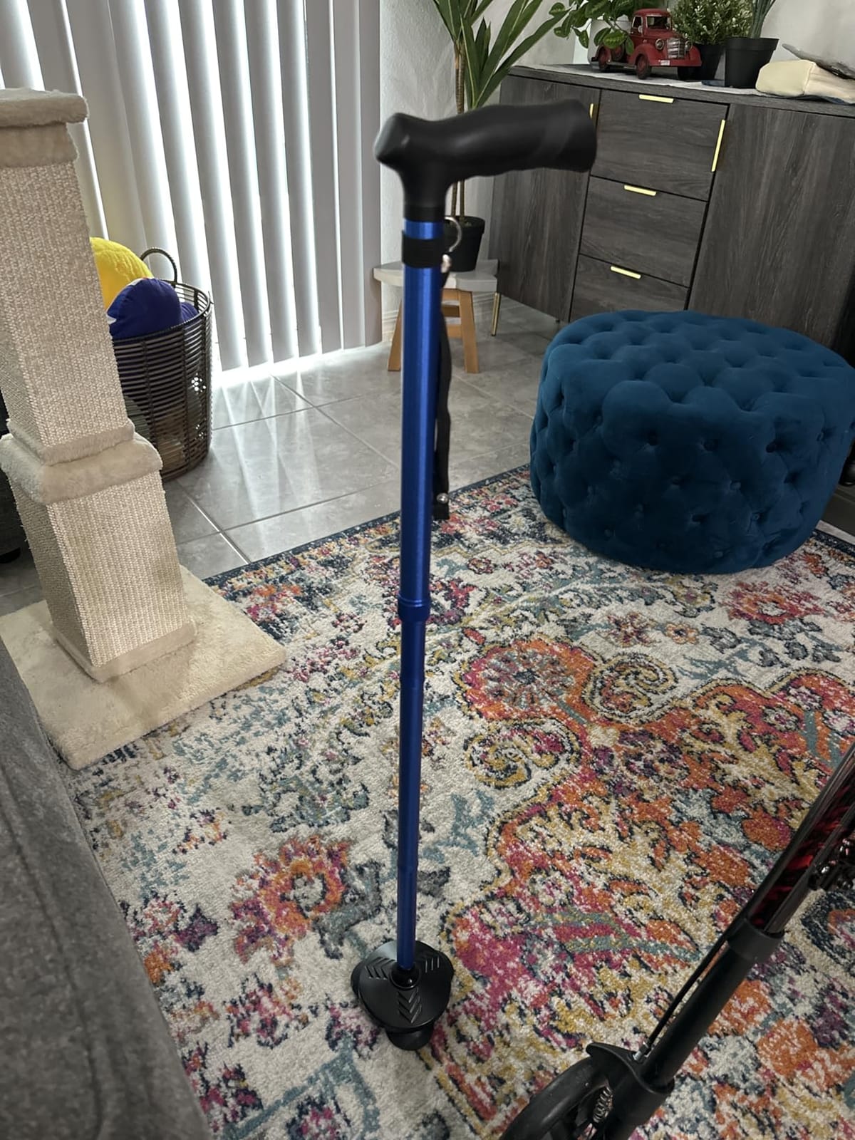 HONEYBULL Walking Cane for Men & Women, Foldable Free Standing Cane customer photo 2