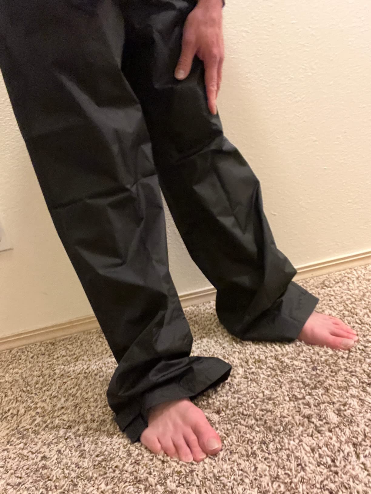 Acme Projects Men’s Waterproof Rain Pants Breathable Lightweight Hiking Golf Fishing Shell10000mm/3000g Taped Seam Outdoor customer photo 1