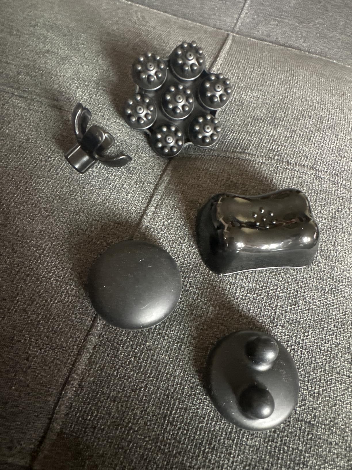 MEGAWISE Handheld Percussion Massager for Back, 3600 RPM, 5 speeds, 7 Heads customer photo 2