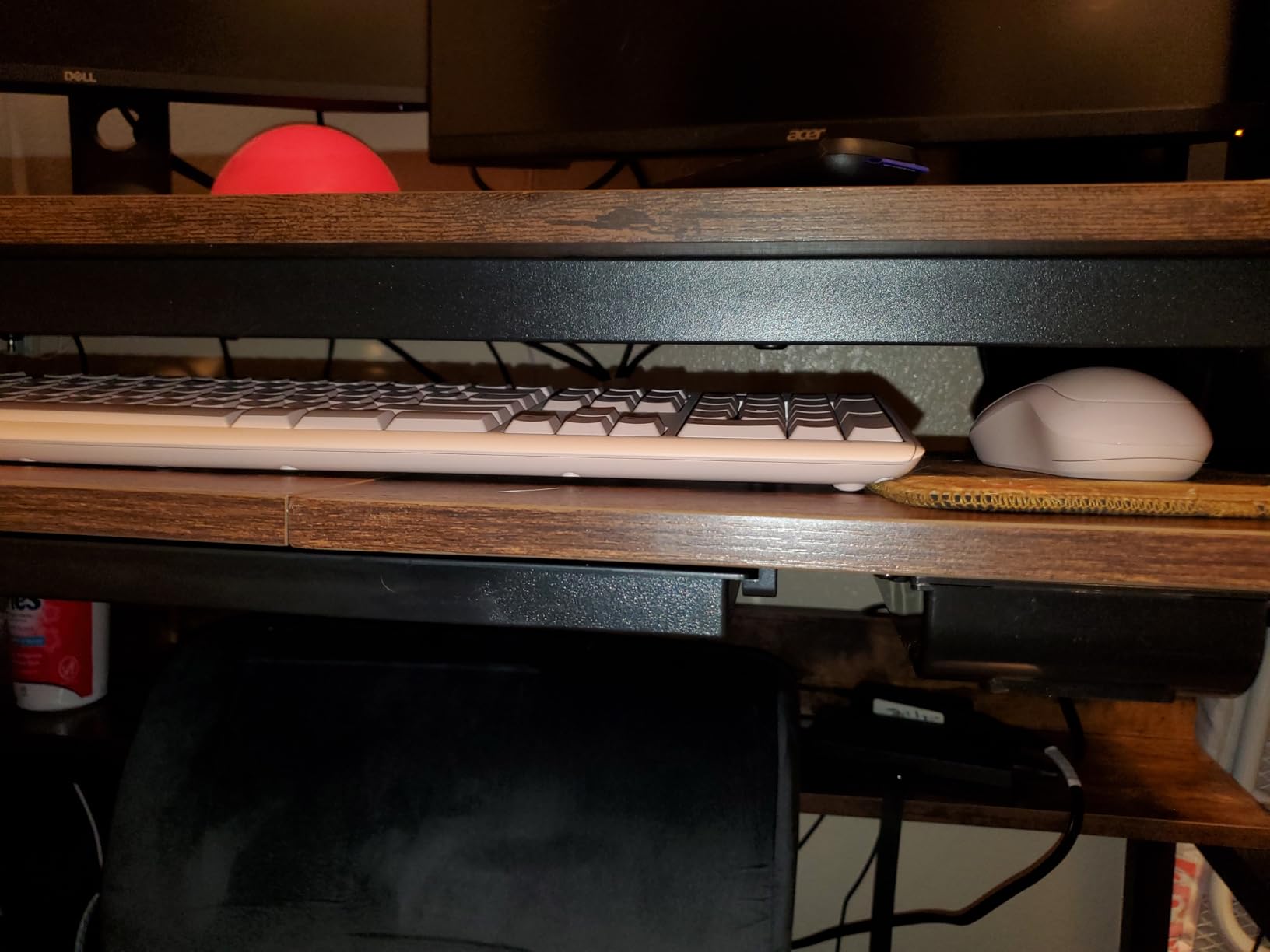 Aquzee Computer Desk with Shelves, 47