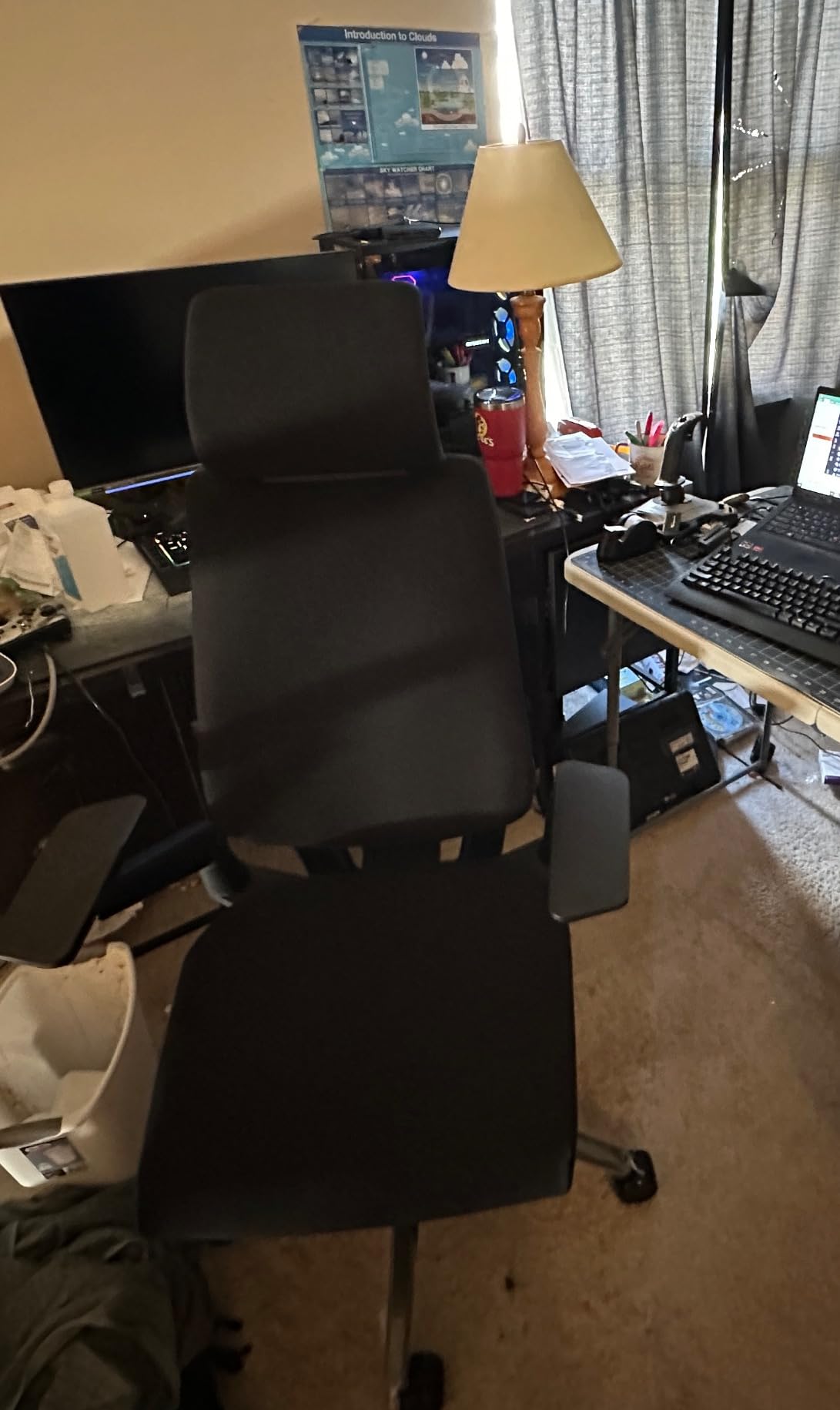 Steelcase Gesture Office Chair with Head Rest, Carpet Floors, Licorice customer photo 1