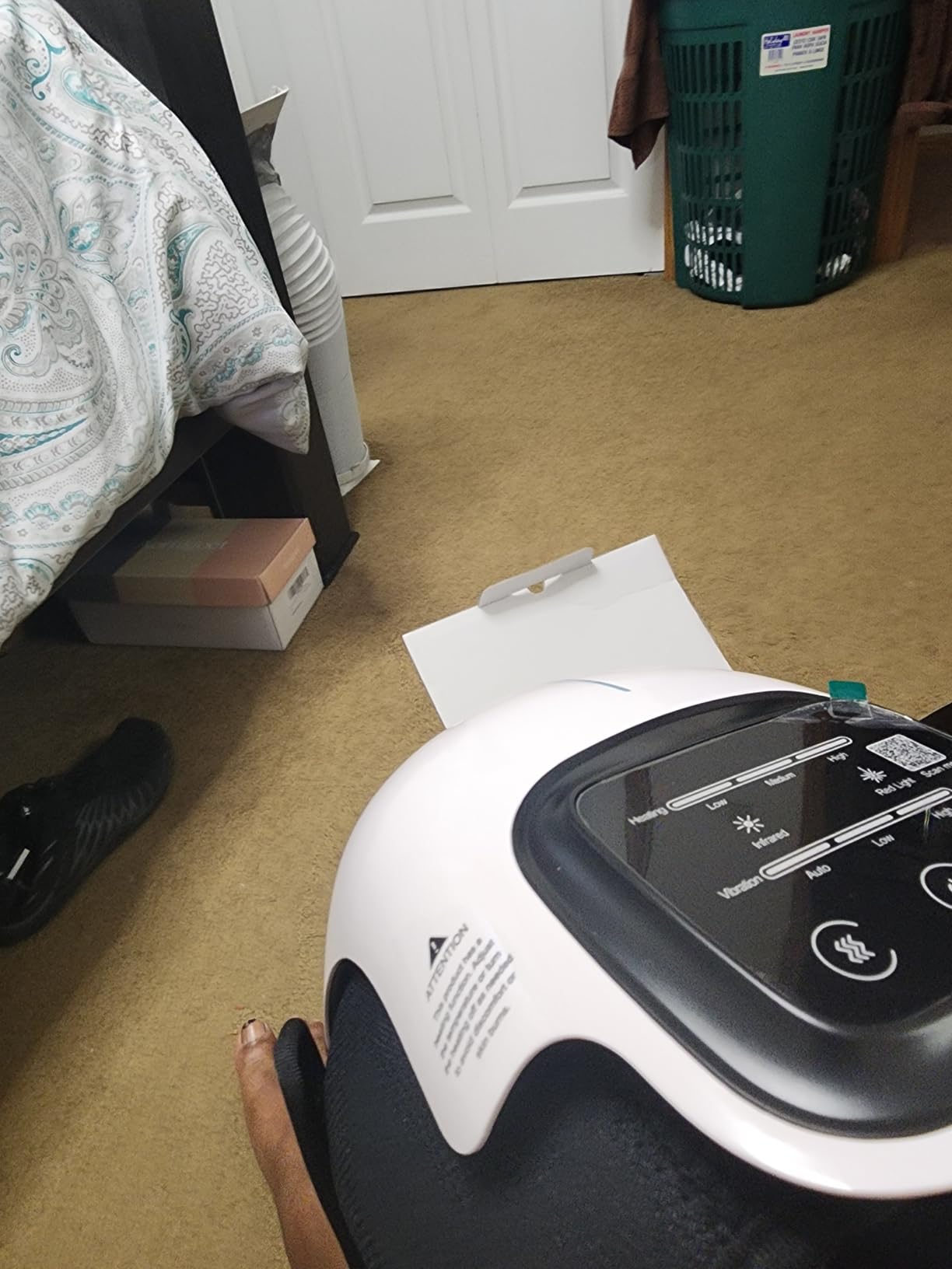 Knee Massager Smart for Pain Relief with Heat and Red Light Therapy, 2026 Updated Edition, Relax Tight Muscles, Ideal Gift for Men & Women, FSA-HSA Eligible customer photo 2