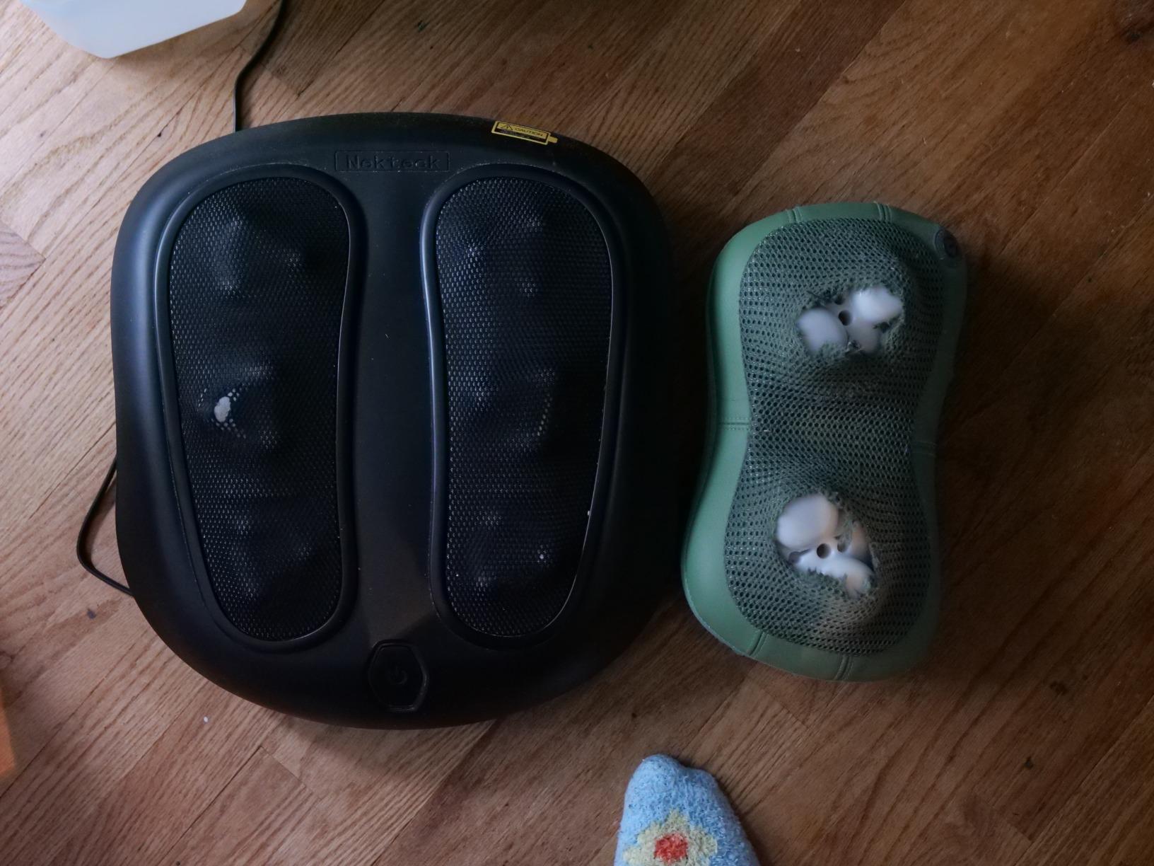Nekteck Shiatsu Foot Massager with Heat for Neuropathy, Plantar Fasciitis customer photo 1