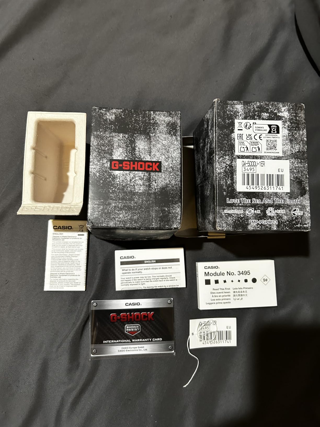 CASIO G-Shock GW-5000U-1JF [20 ATM Water Resistant Solar Radio Wave GW-5000 Series] Shipped from Japan customer photo 1