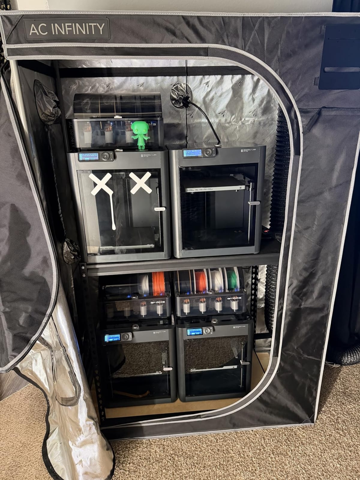 AC Infinity CLOUDLAB 894, Advance Grow Tent 8x4, Thickest Poles & Mylar customer photo 2