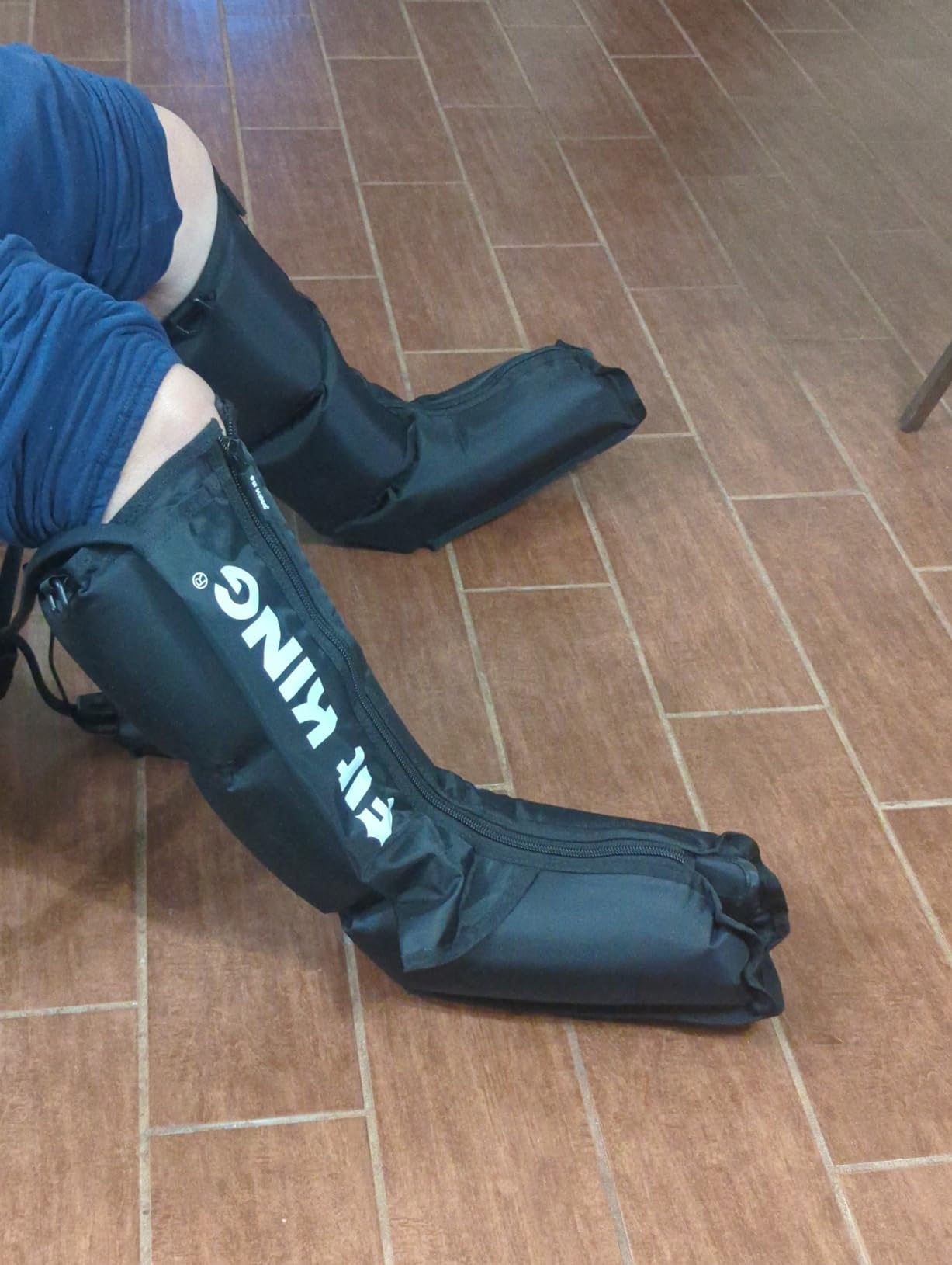 FIT KING Air Compression Leg Massager for Recovery, Foot and Calf Massager customer photo 2