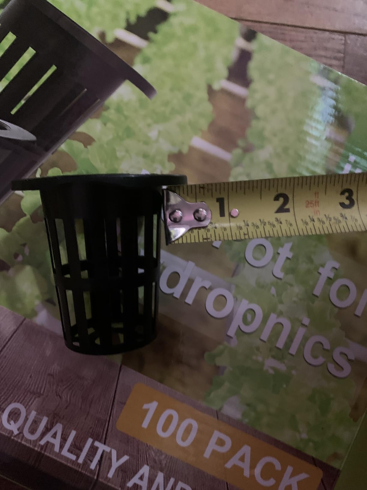 100 Pack 2 inch Net Pots Hydroponics Supplies Cups customer photo 1