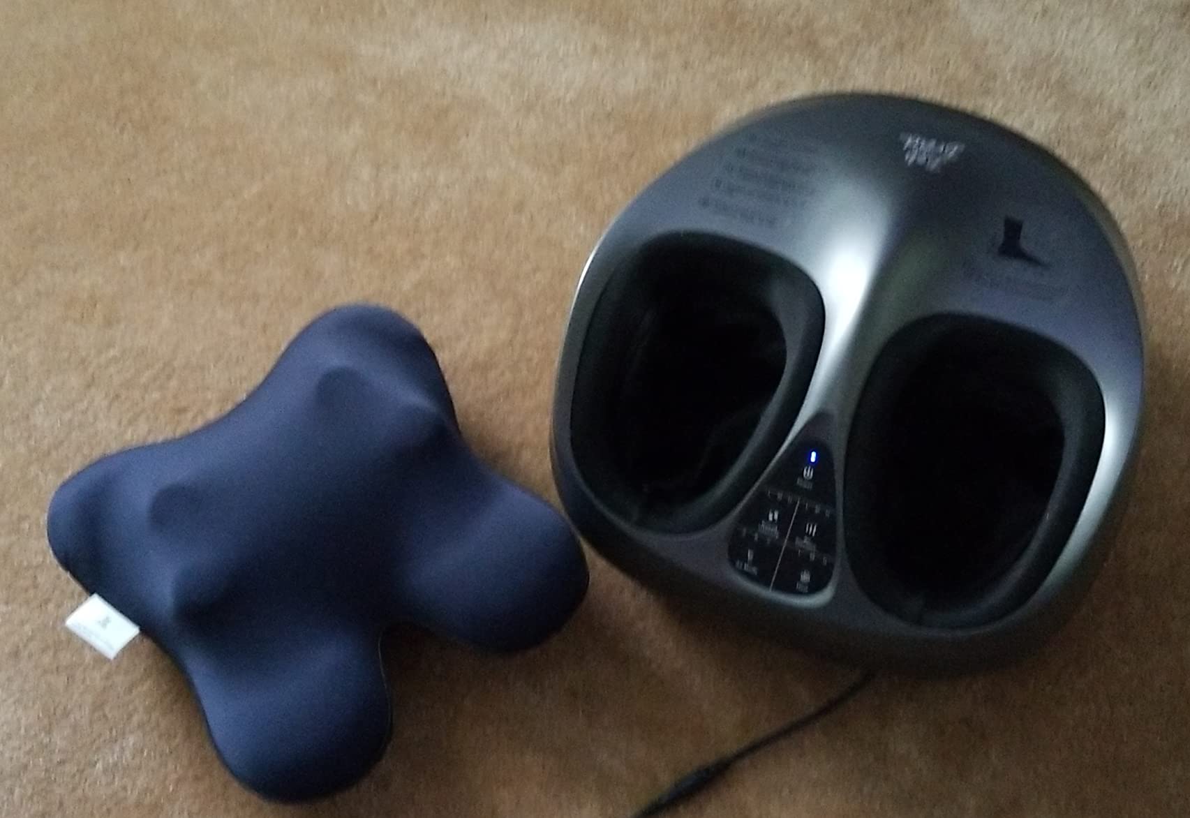 BOB AND BRAD Foot Massager Machine with Heat, FSA Shiatsu Foot Massager for Plantar Fasciitis & Neuropathy with Kneading & Compression HSA Eligible, Cordless Remote Control, Gift for Family, Size 14 customer photo 1