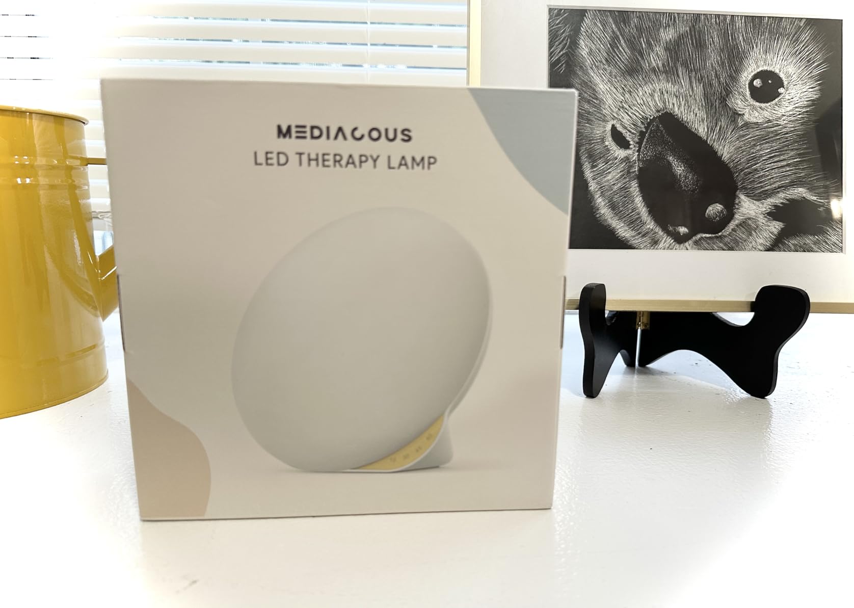 MediAcous Light Therapy Lamp, UV-Free 10000Lux Therapy Light with Timer customer photo 2