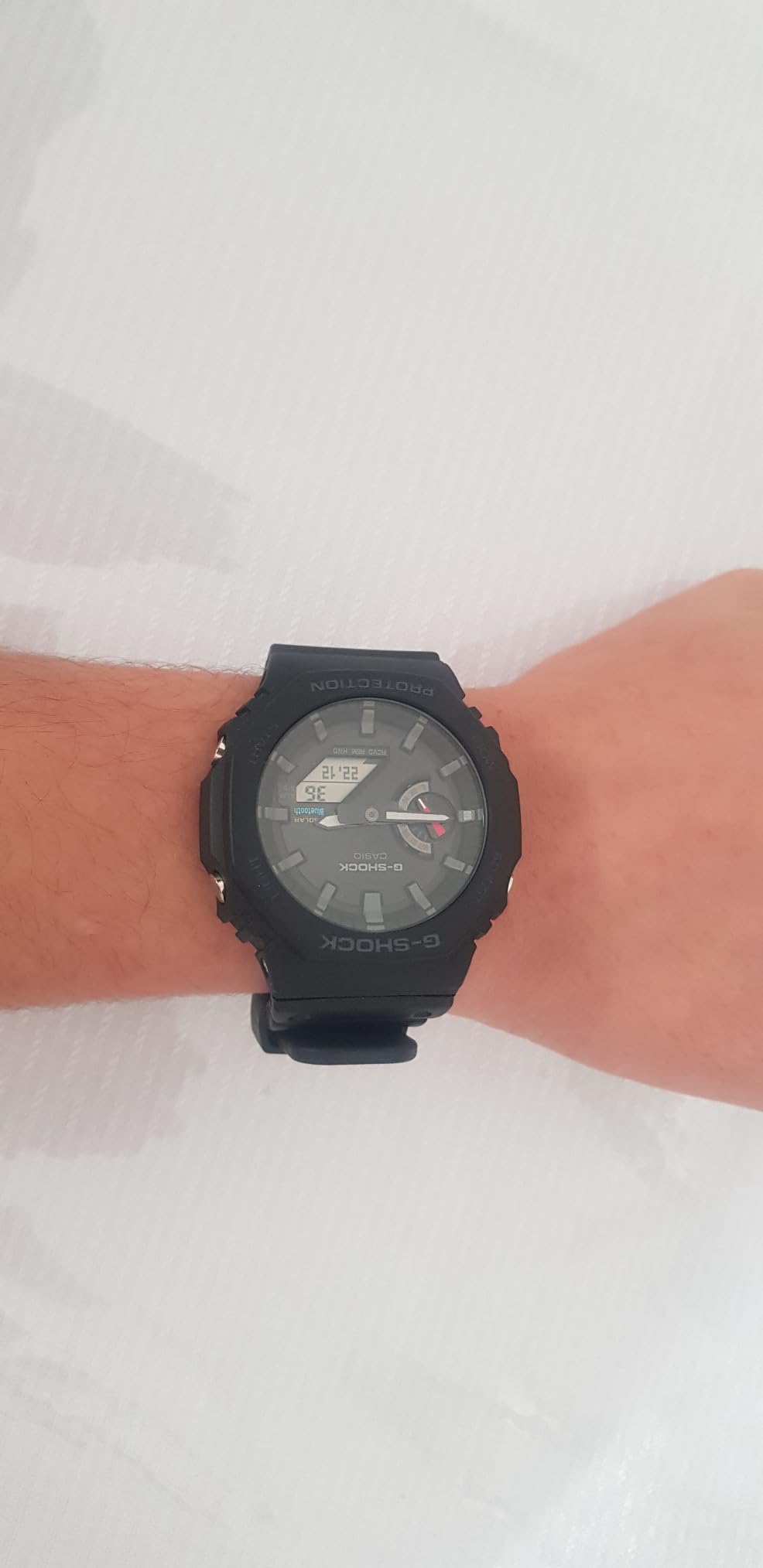 G-Shock Casio Analog-Digital Tough Solar Connected Black Watch | GAB2100-1A customer photo 1