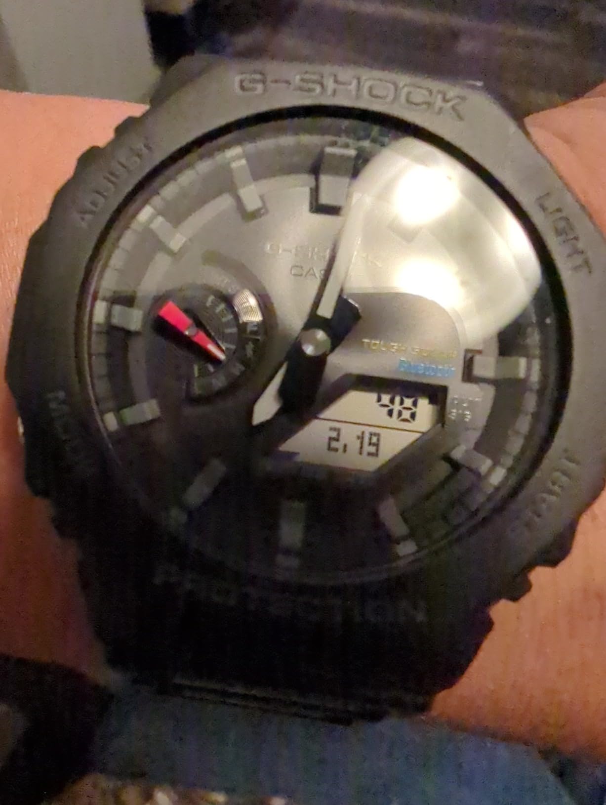 G-Shock Casio Analog-Digital Tough Solar Connected Black Watch | GAB2100-1A customer photo 2
