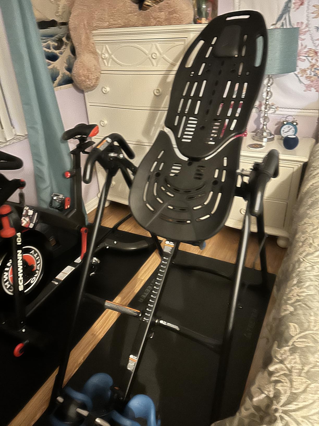 TEETER EP-560 Inversion Table w/Accessories for Back Pain Relief - FDA - Registered, UL Safety Certified, 300 lb Capacity, Designed & Patented in USA customer photo 1