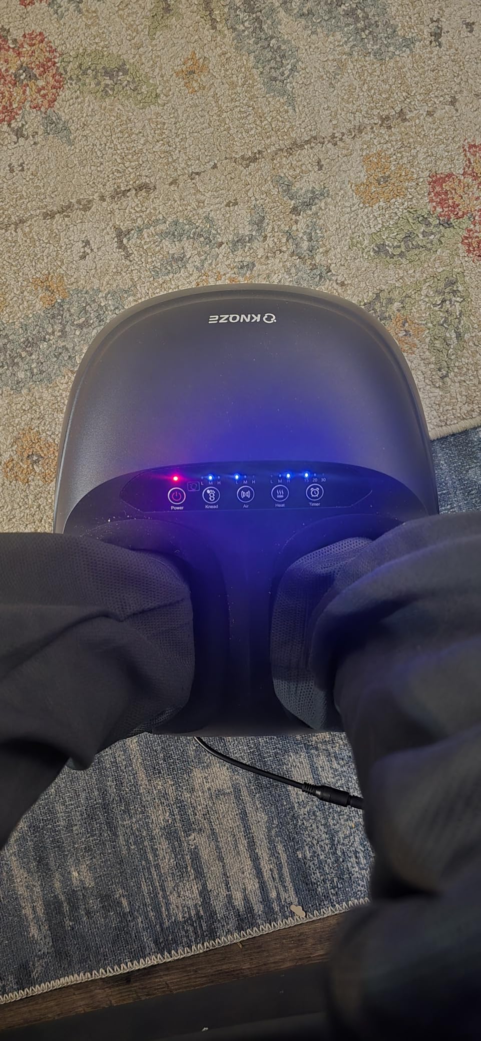 KNQZE Shiatsu Foot Massager with Heat for Plantar Fasciitis, FSA Eligible customer photo 1