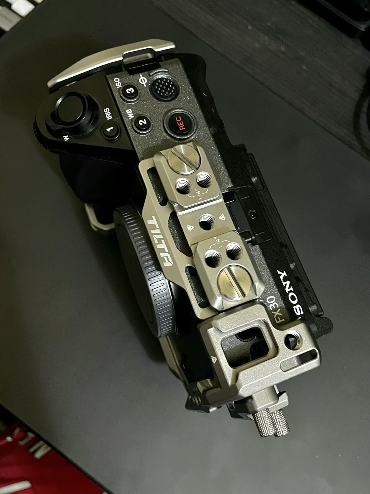 Tilta Full Camera Cage for FX3, FX3A, FX30 V2 | Top Plate NATO Rail, Cold Shoe, 1/4