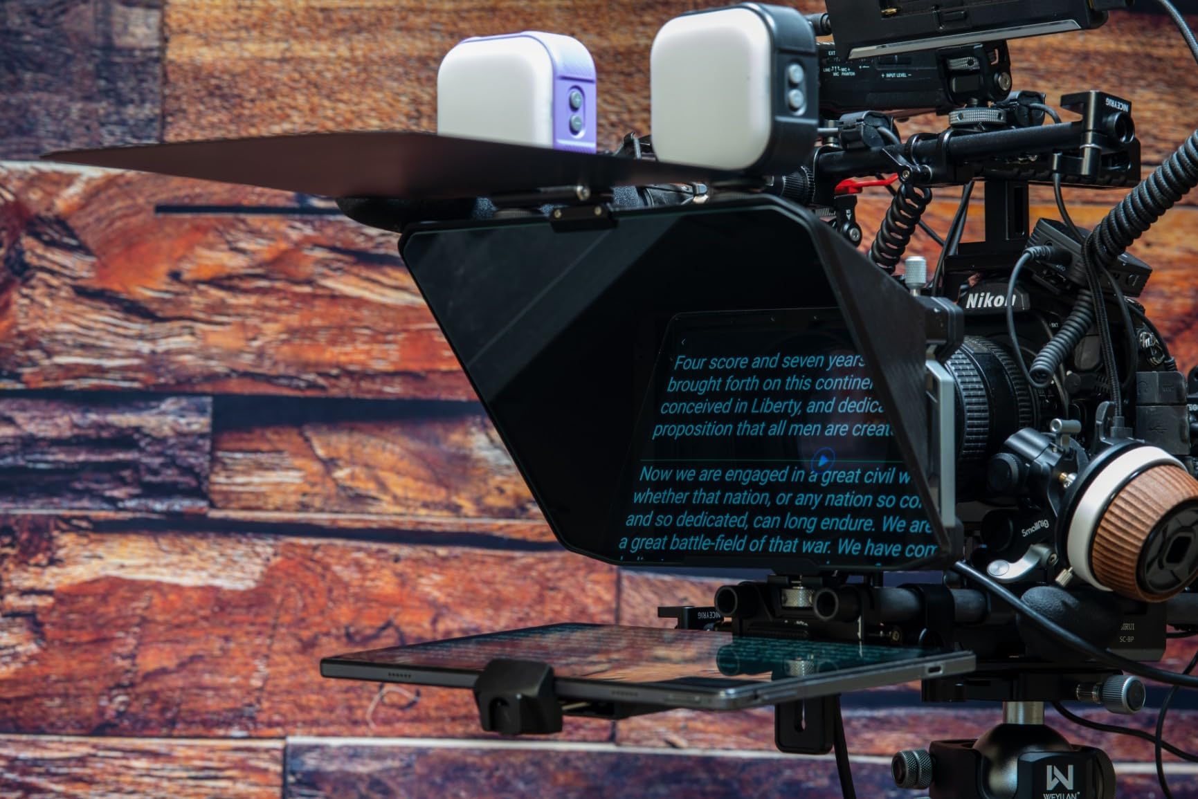 SMALLRIG Teleprompter for iPad Tablet up to 11 inch, NOT for Smartphone customer photo 2
