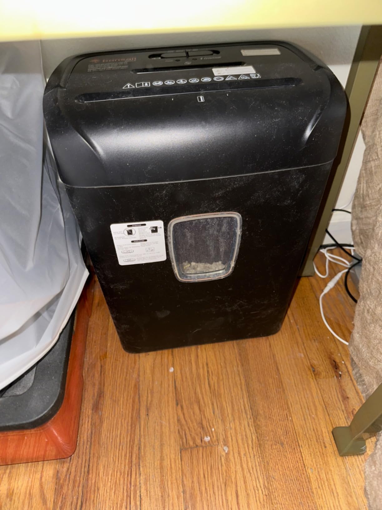 Bonsaii 15-Sheet Cross Cut Paper Shredder for Home Office Heavy Duty customer photo 2