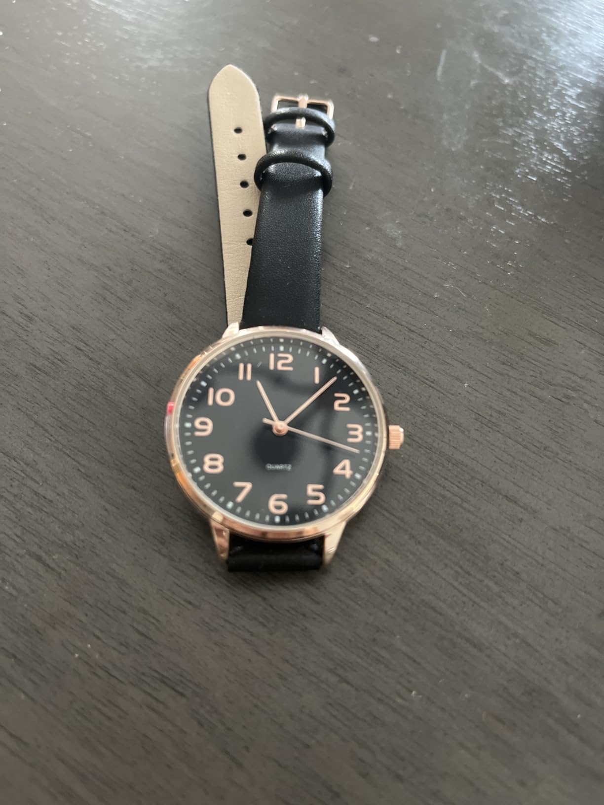 TWOPTION Women's Dainty Analog Leather Dress Watch for Small Wrists, Ladies Waterproof Watches for Women, Reloj para Mujer customer photo 2