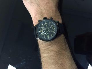 Timex Expedition Field Chronograph 43mm Men’s Analog Watch | INDIGLO Backlight | Durable Comfortable Adjustable Strap | Rugged Outdoor Watch | 100M Water Resistance customer photo 2