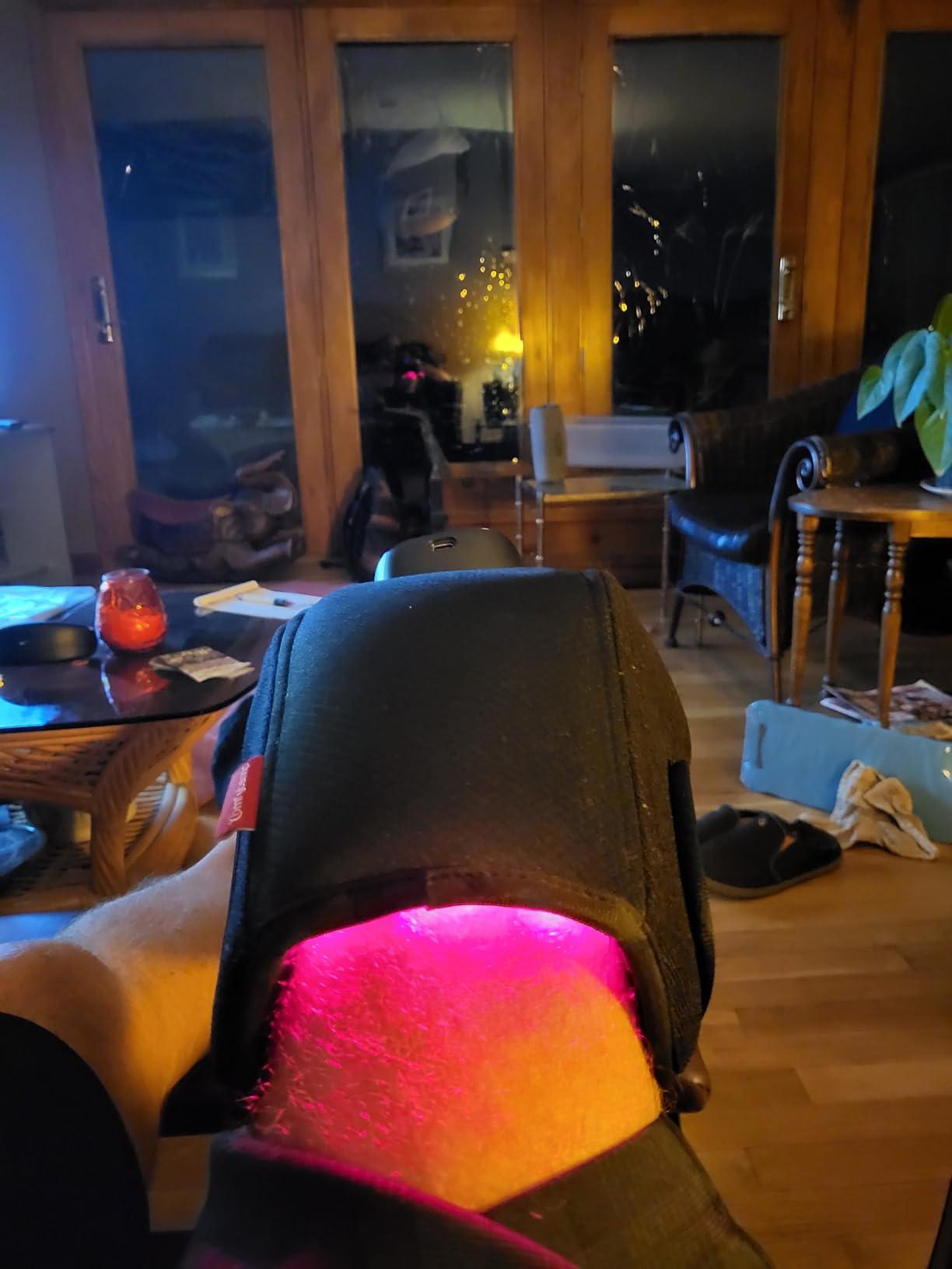 Comfytemp Cordless Red Light Therapy Knee Wrap, Vibration Massage, 3D customer photo 2