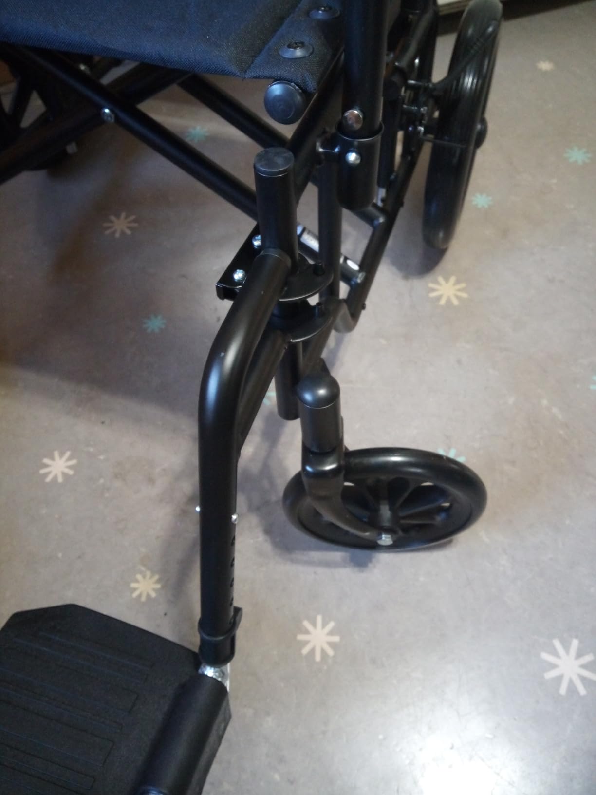 Vive Mobility Bariatric Transport Wheelchair for Adults - Supports 450lbs customer photo 1