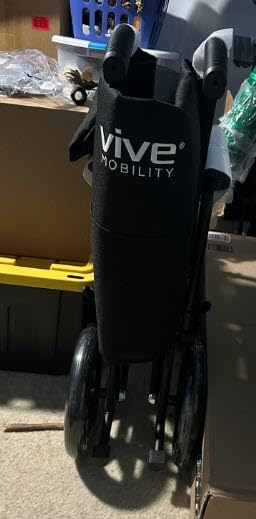 Vive Mobility Bariatric Transport Wheelchair for Adults - Supports 450lbs customer photo 2