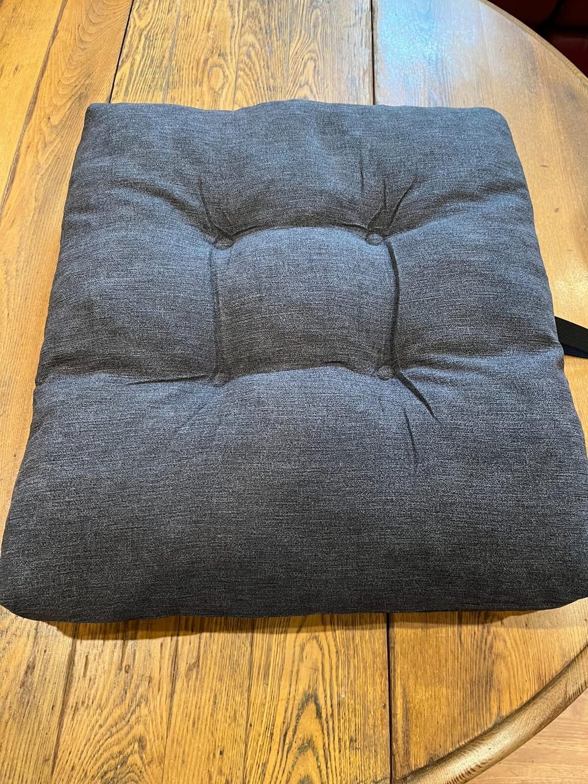 18x16 Memory Foam Wheel Chair Cushions for Seniors, Dual-Layer Anti-Sagging Patent Design with Curved Bottom for Better Fit and Pressure Relief on Wheelchair Seats, Dark Grey customer photo 2