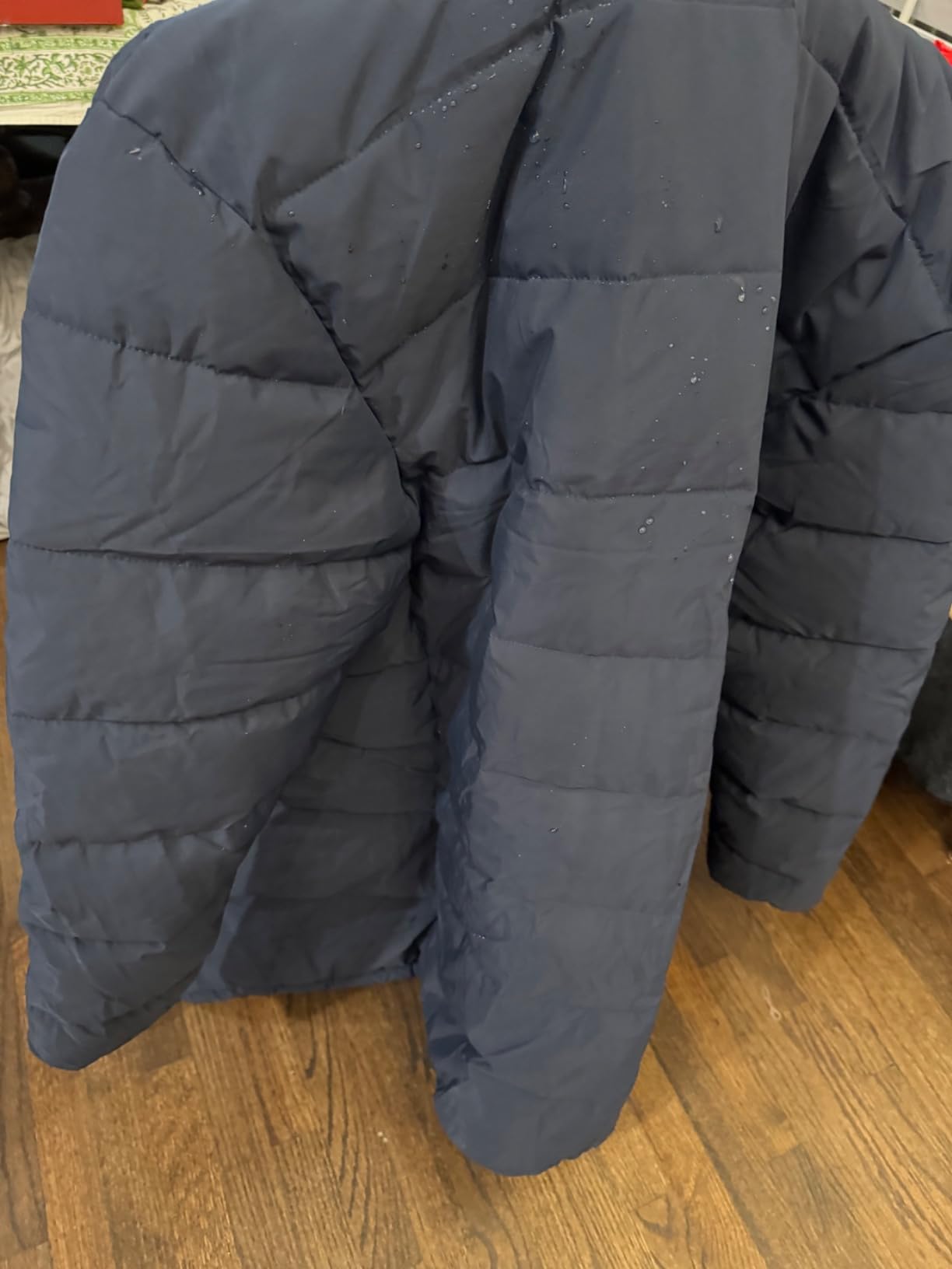 Men's Extra Long Fleece Puffer Jacket Outerwear Winter Coats customer photo 1
