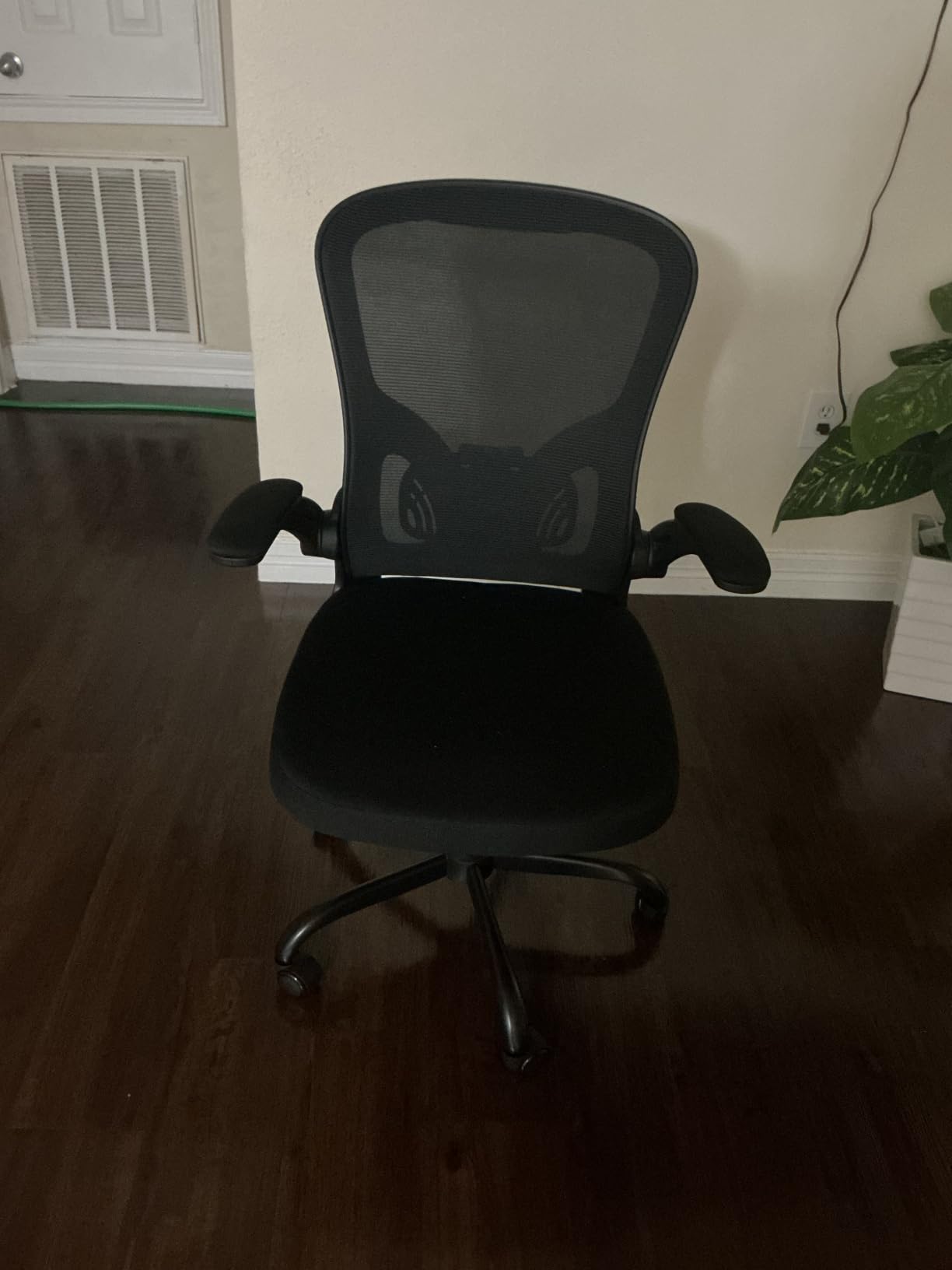 Office Chair, Ergonomic Desk Chairs 330LBS Capacity High Back Mesh Computer Chair with Flip-up Armrests, Comfy Work Chair with Adjustable Lumbar Support, Rolling Chair customer photo 2