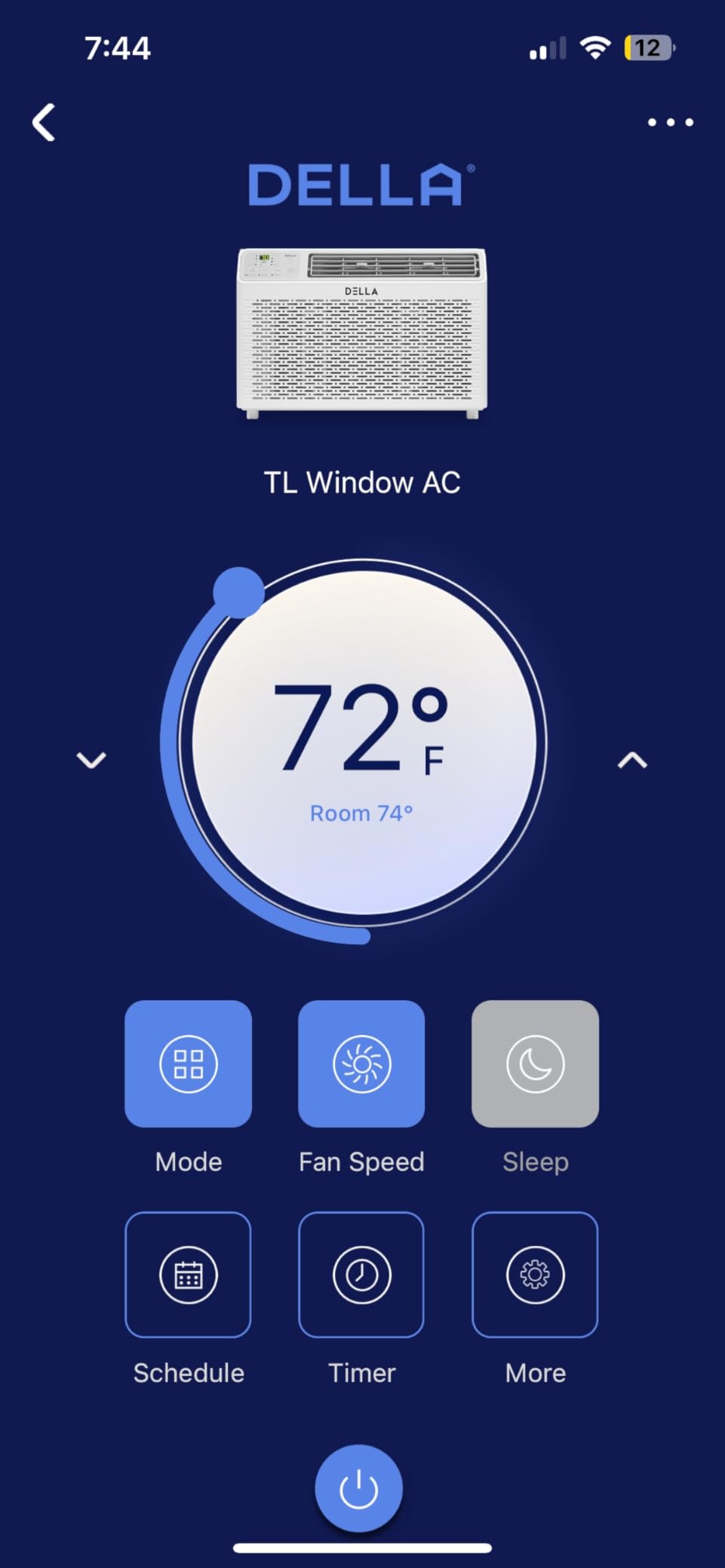 DELLA 12000 BTU Smart Window Air Conditioner, Works with Alexa and WiFi, Cools Up to 550 Sq. Ft, GEO Location, Energy Saving AC Unit with Smart Controls, Remote, Dehumidifier, Reusable Filter customer photo 1