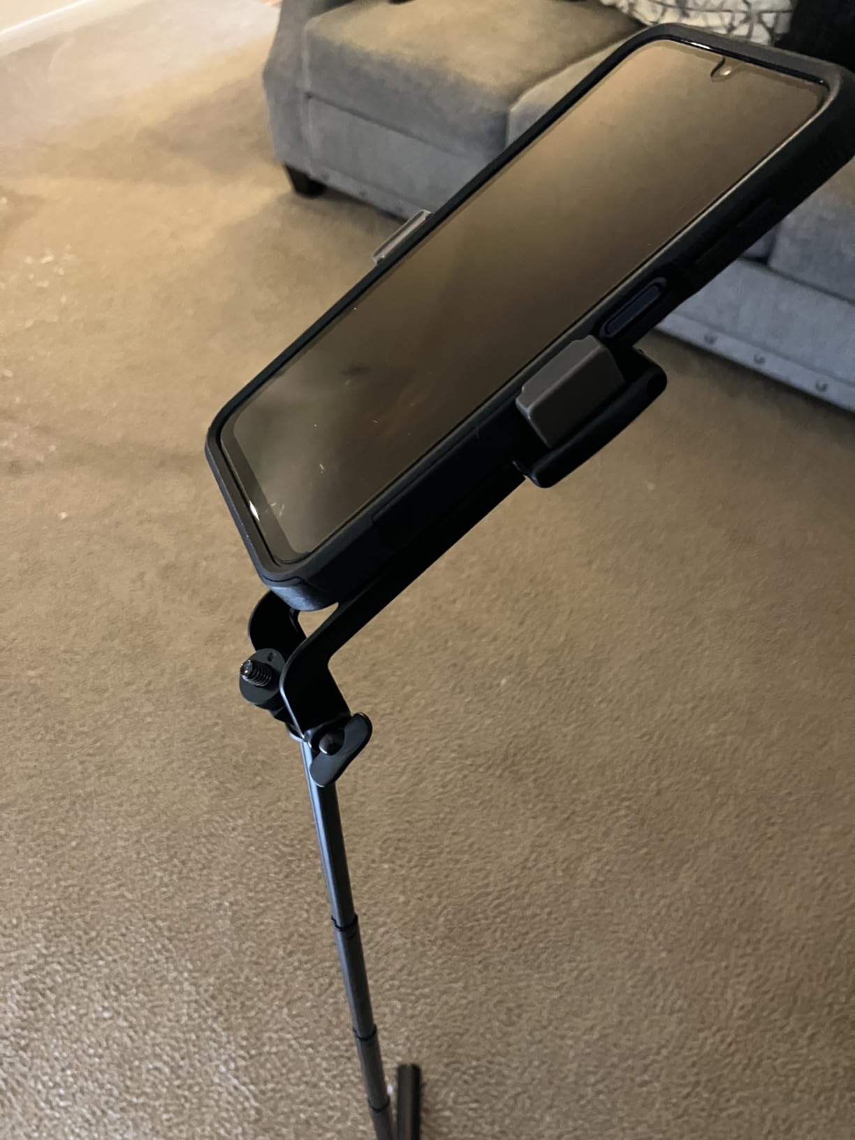 Selfie Stick Tripod for Phone with Remote Control & Holder, 50 Inch, Black customer photo 2