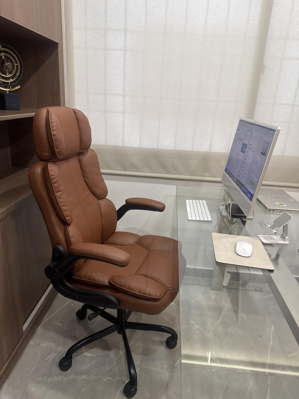 Kensaker Managerial Executive Chair with Adjustable Headrest customer photo 1