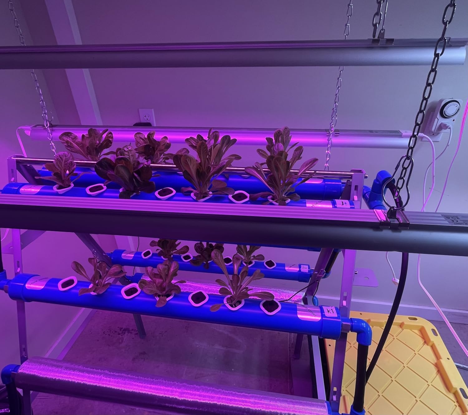 A-Type 72 Plant Sites Hydroponics Growing System Kit with Light Blocking customer photo 2