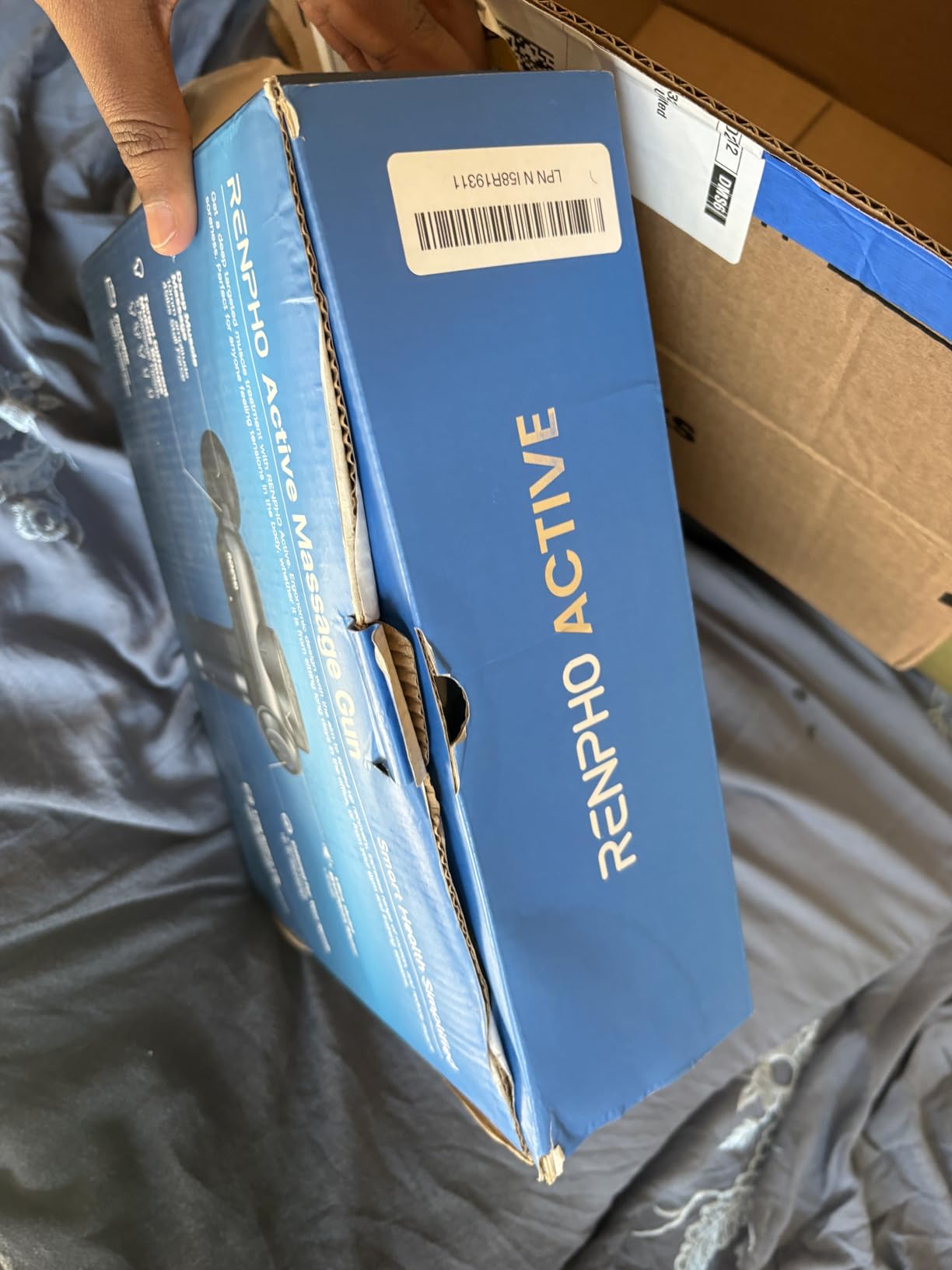 RENPHO Active+ Massage Gun, App-Controlled Guided Courses, Bluetooth customer photo 2