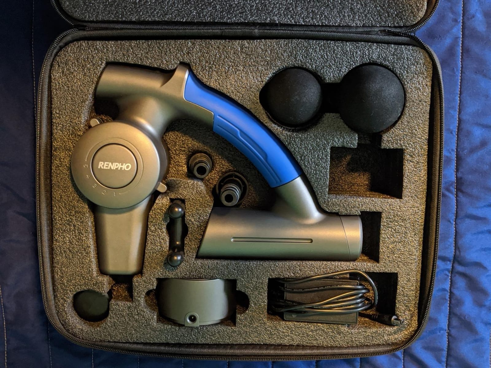 RENPHO Active Massage Gun Deep Tissue, Percussion Handheld Neck Massager customer photo 2
