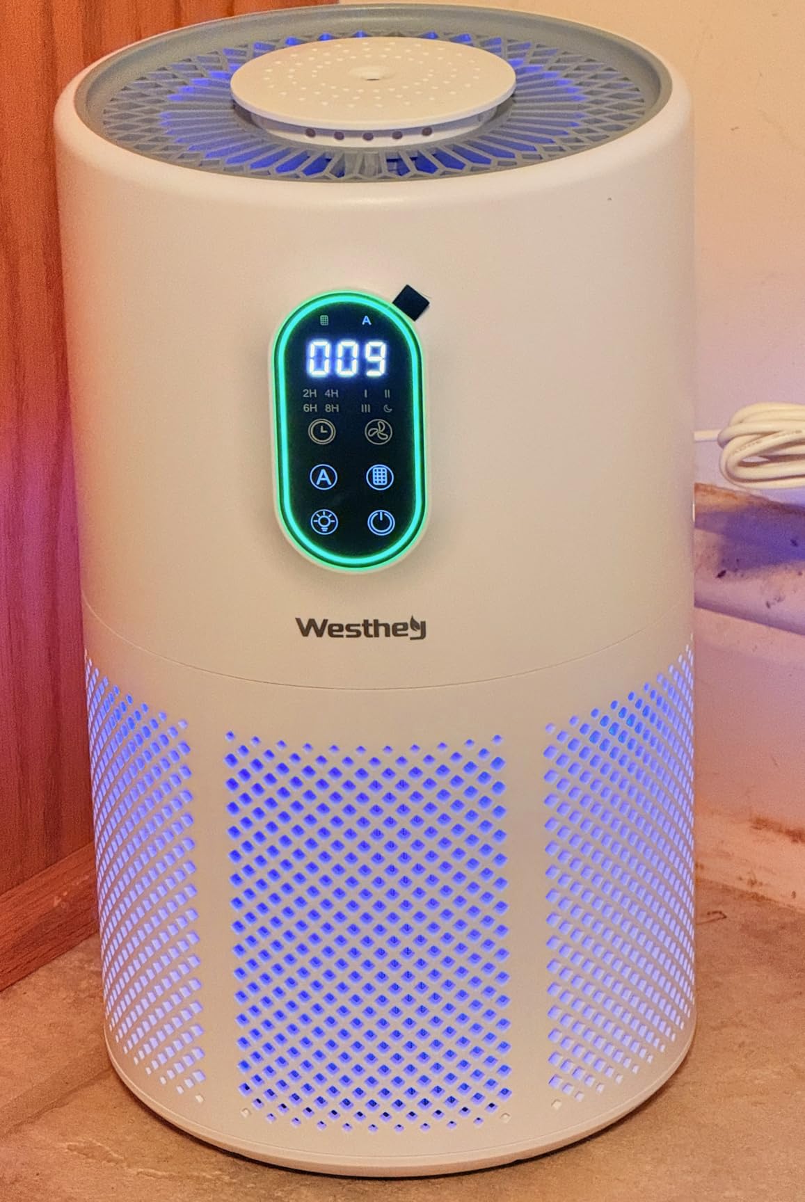 WESTHEY H13 HEPA Air Purifier for Home up to 1650 Sq Ft Washable Pre-Filter customer photo 2