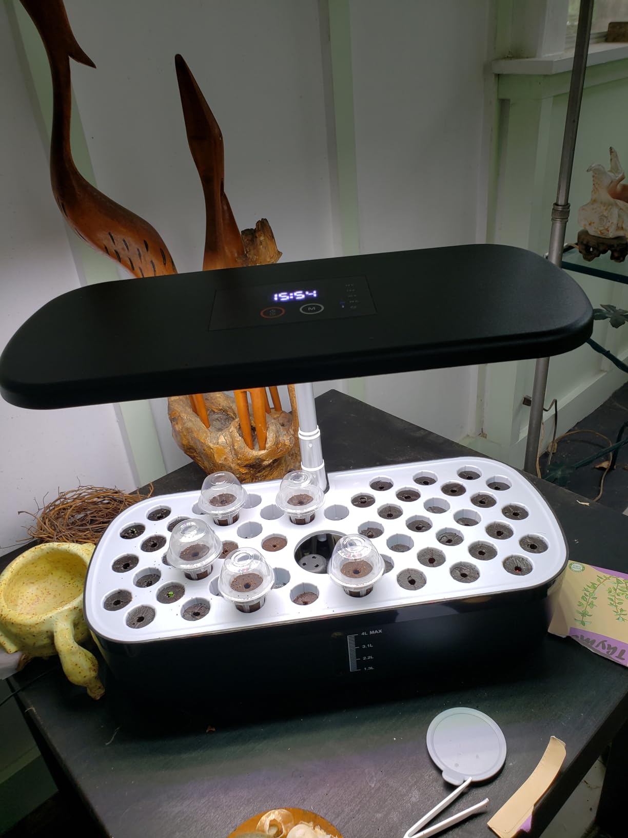 52 Pods Smart Hydroponics Growing System Indoor Herb Garden with Auto Timer customer photo 2