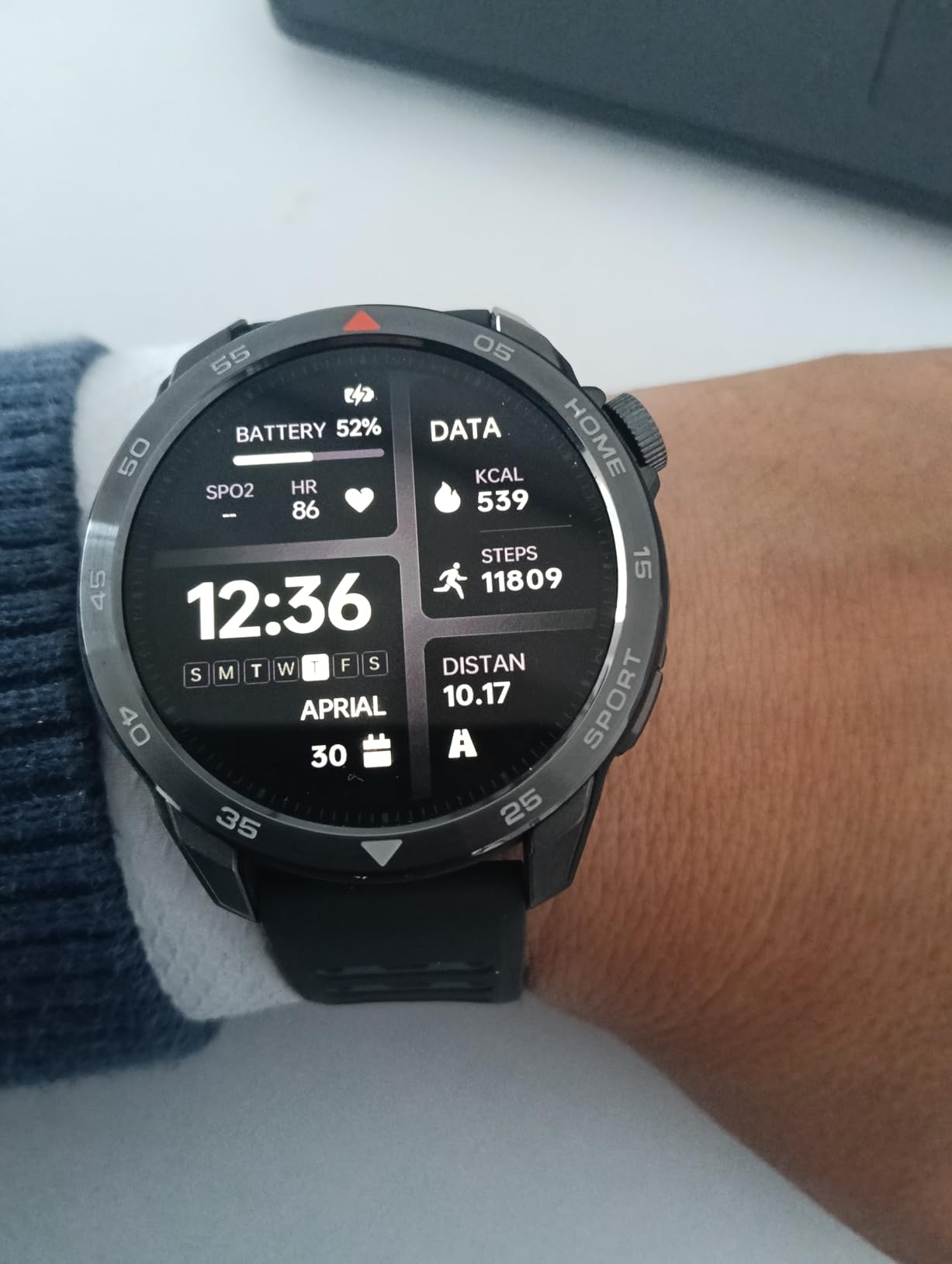 mibro GS Pro2 GPS Running Smartwatch with Dual Band GPS, 48mm, Light Beige customer photo 2