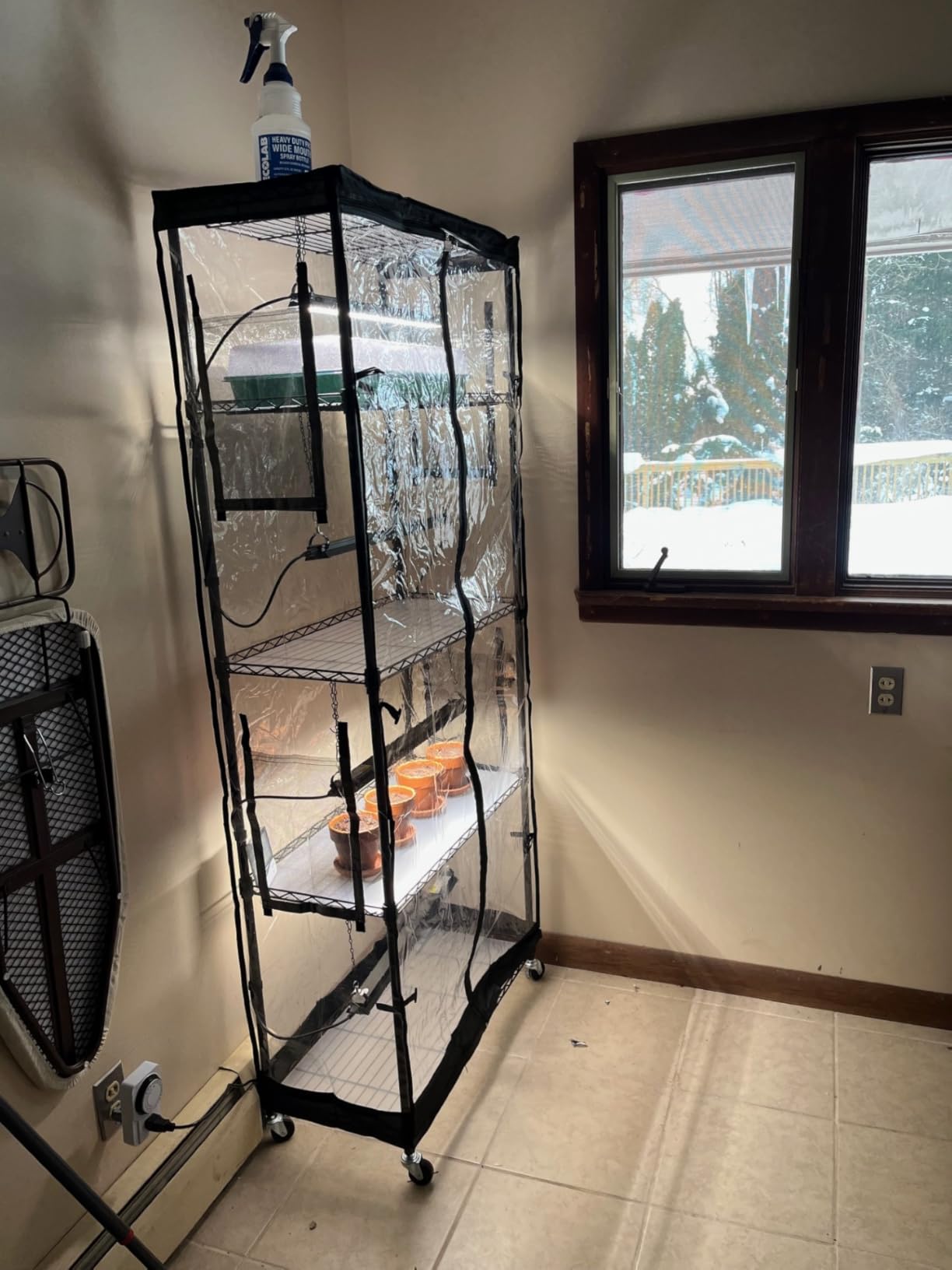 Barrina LP750 Indoor Greenhouse with Grow Light, 5 Tier Stand with Tent customer photo 2