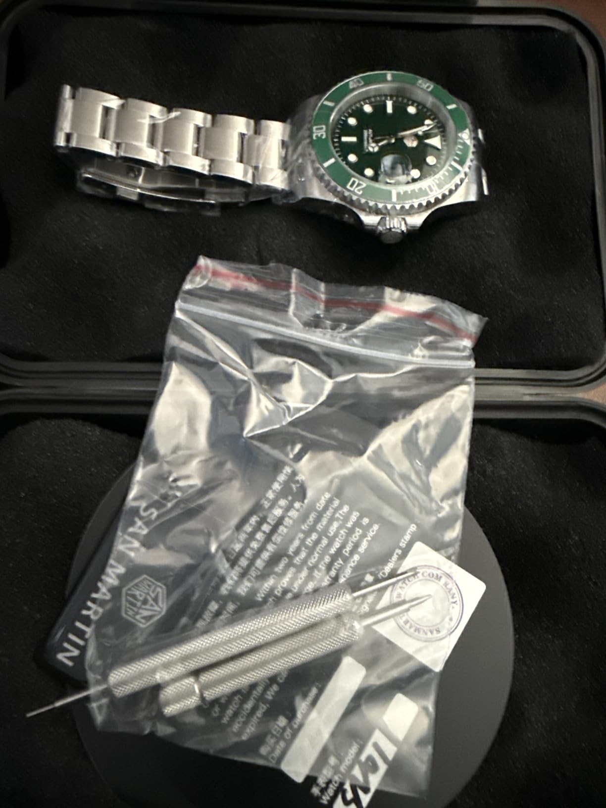 San Martin Men Watch SN0017G-F, 40 mm 20 Bar Diver Watch ST2130 Automatic Mechanical Luxury Diving Waterproof Wrist Watch customer photo 2