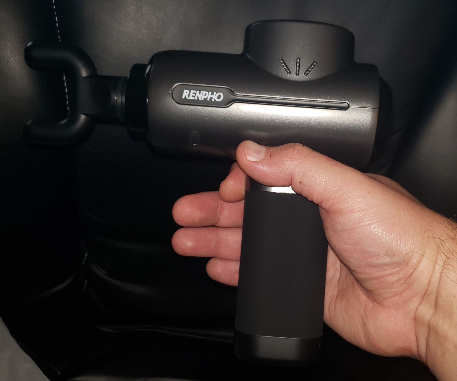 RENPHO Active Thermacool 2 Red Massage Gun with Infrared Heating, Cool Head customer photo 1